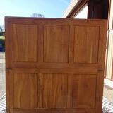 3-door walnut Art Deco wardrobe