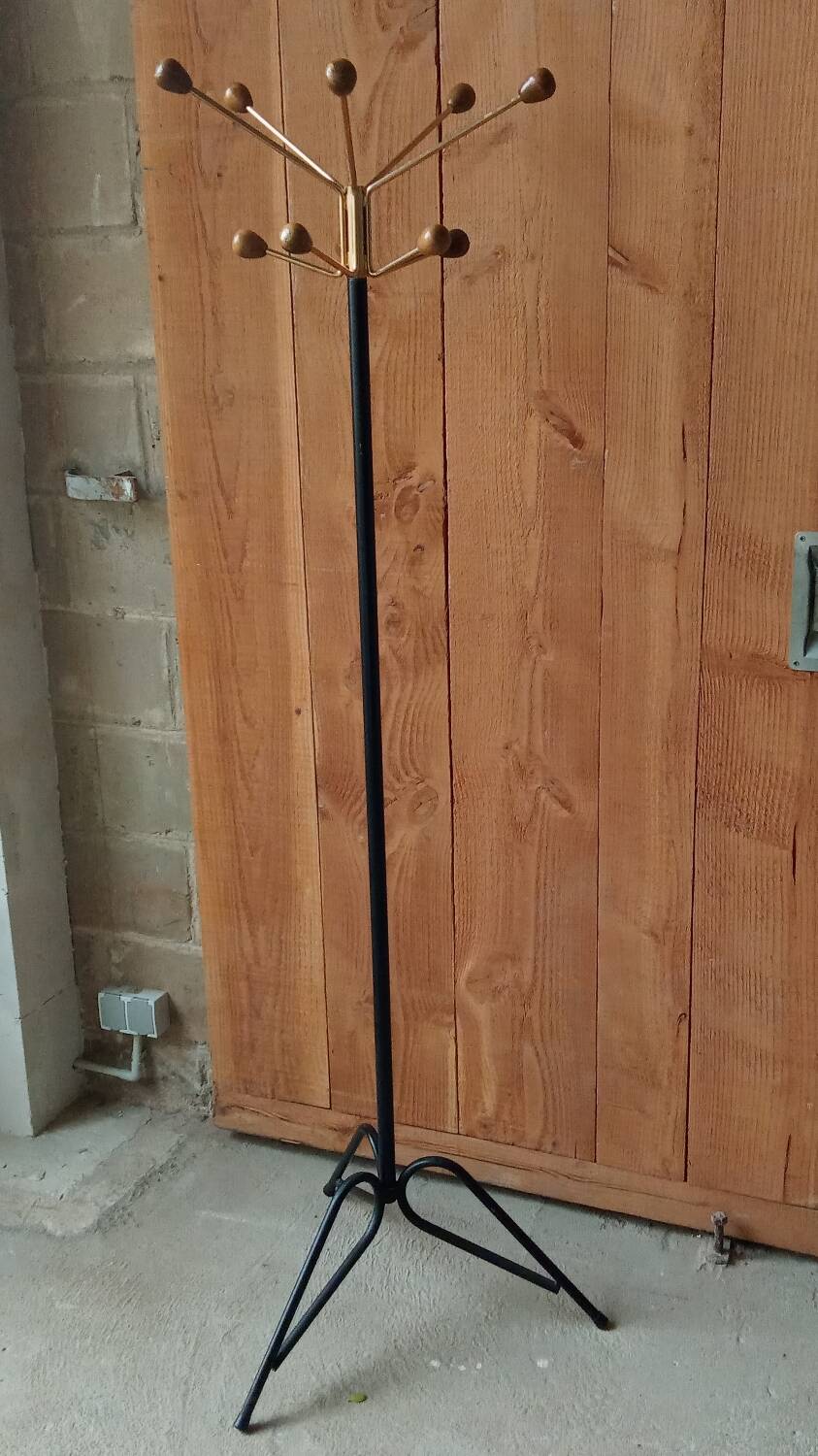 Vintage parrot coat rack