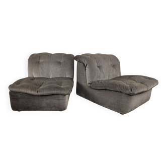 Fauteuils modulaires italiens vintage des années 70