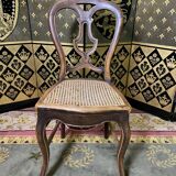 Suite of 4 Louis Philippe chairs in canning