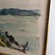 Aquarelle de Georges Prestat Fleuve en Centrafrique