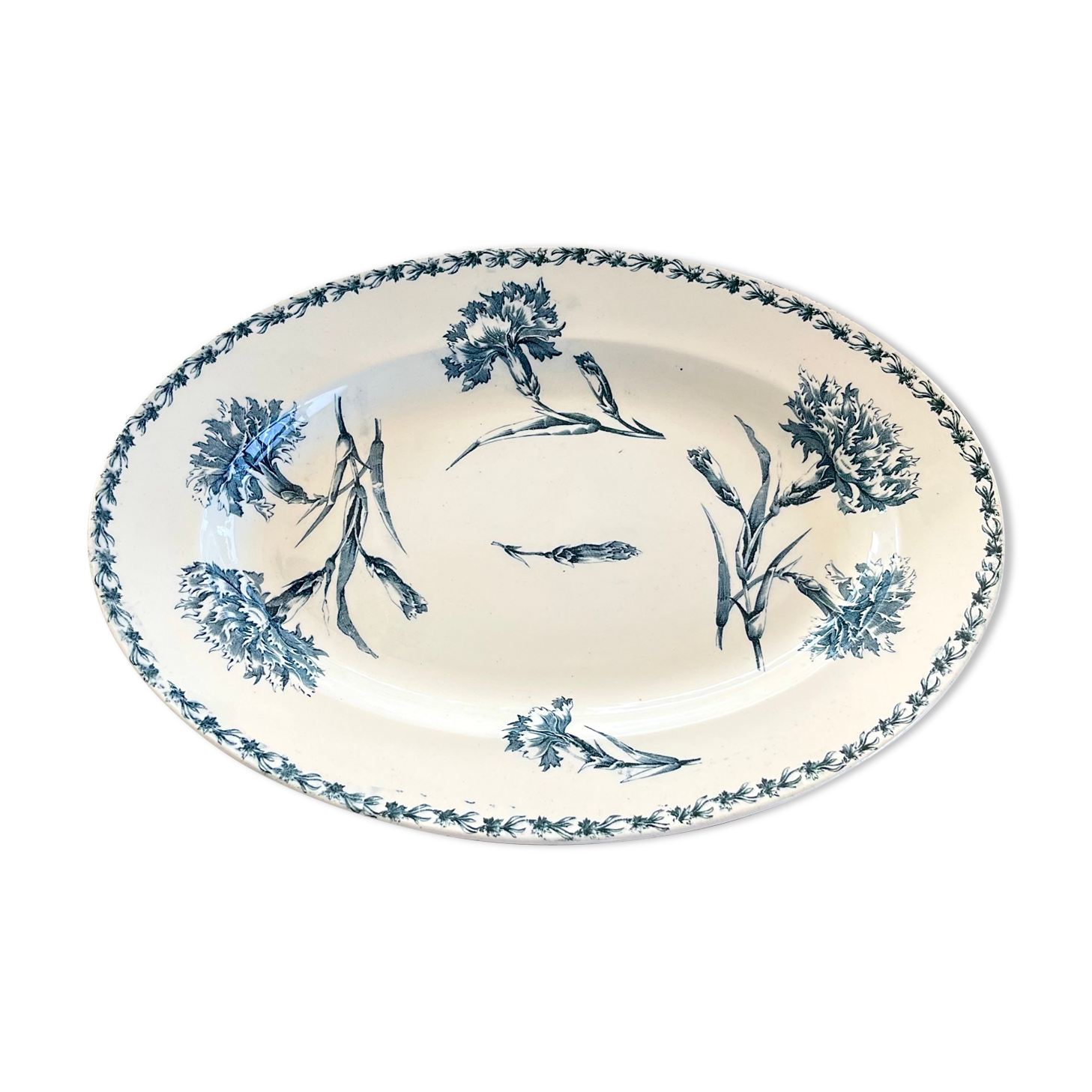 Oval flat Iron Earth