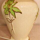 Ancienne lampe à poser émaux de Longwy