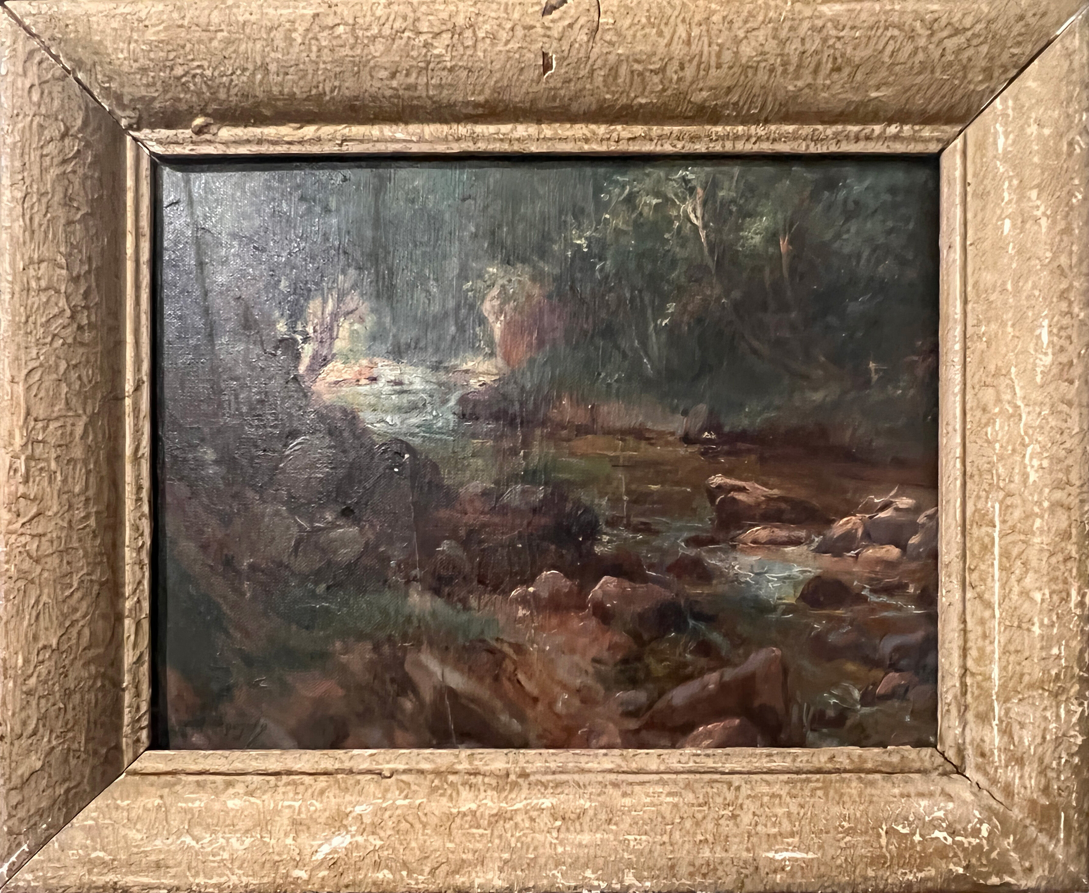 Painting by Albert Regagnon