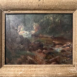 Painting by Albert Regagnon