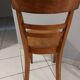 Suite of 8 chairs of Bistrot art deco Fischel 1950s