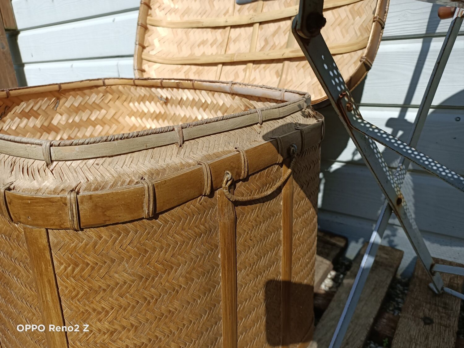 Old trunk rice straw