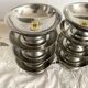 New stainless steel ice cream cups on pedestals, 1960s-70s