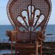 "Emmanuelle" armchair (Peacock chair) in rattan, 20th century