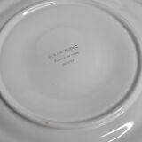 Set of 6 Pornic oyster plates, "PENEREF" model, hand painted, 25 cm