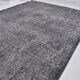 Tapis en laine grise