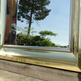Vintage brass mirror 1970 France