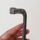 Antique Art Deco door handle in solid aluminium
