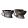 Set of 4 ceramic bowls by Jacques Pouchain for the Dieulefit Workshop.