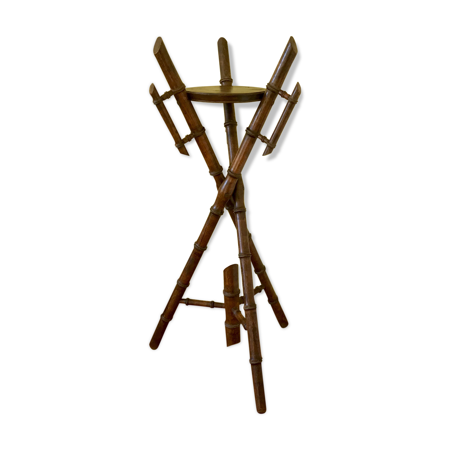 Sellette Napoléon III bois façon bambou