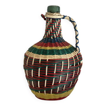 Bouteille Viresa scoubidou vintage