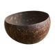 Bowl in natural coconut ecological plate