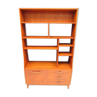 Library teak vintage double sided