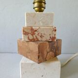 Marble lamp and travertine from the 1960s