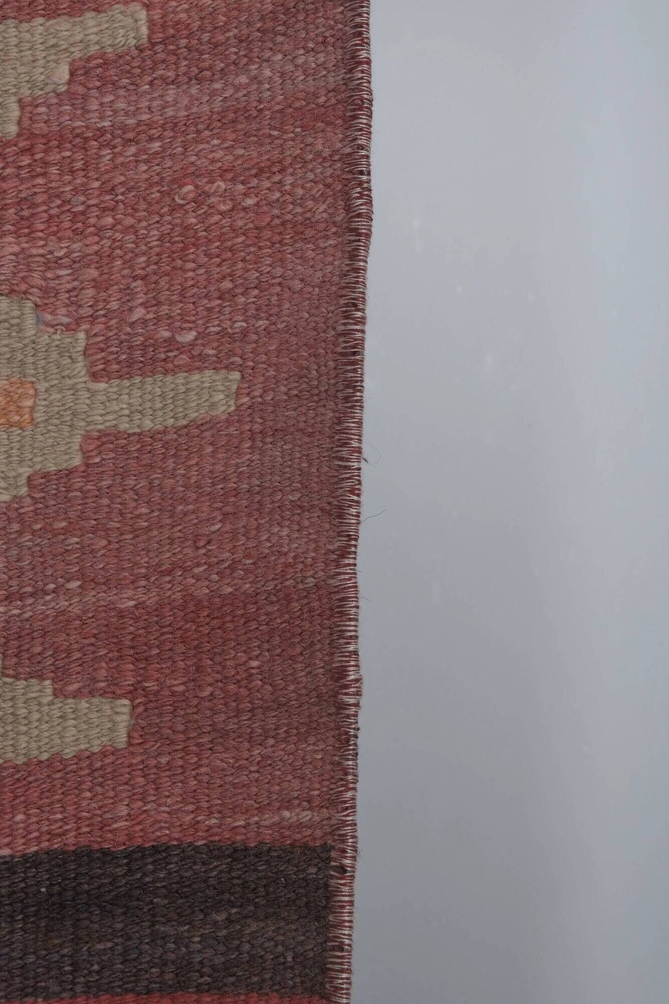 Vintage Turkish hallway rug 75x638 cm