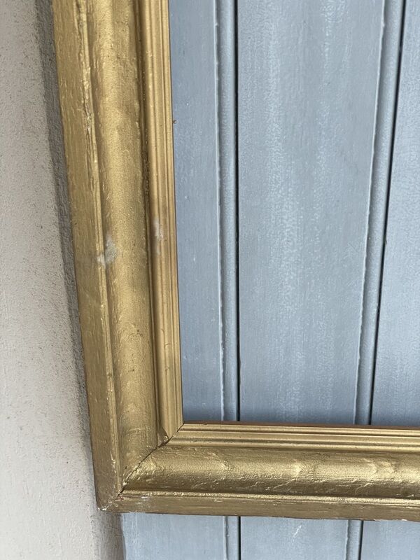 Old gilded frame