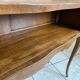 Console with a niche in cherry wood in Louis XV style.