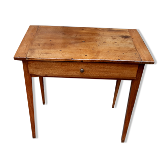 Old wooden table with drawer