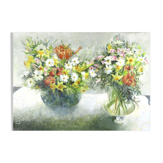 Tableau aux bouquets