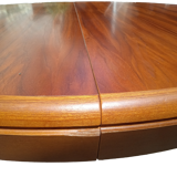 Vintage Scandinavian design round teak table
