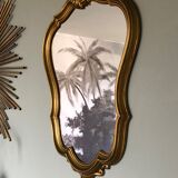 Baroque style mirror of the 70s - 62x46cm