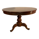 Table en acajou, 19 eme