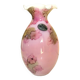 Pink vase, Murano Kristall Mery, blown glass with inclusions