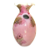 Pink vase, Murano Kristall Mery, blown glass with inclusions