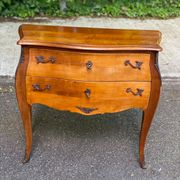 Vintage Louis XV commode in light solid wood, France 1920.