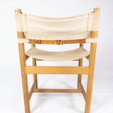 Ensemble de six chaises pliantes modèle J102 conçues par Ditte & Adrian Heath pour meubles FDB, années 1970