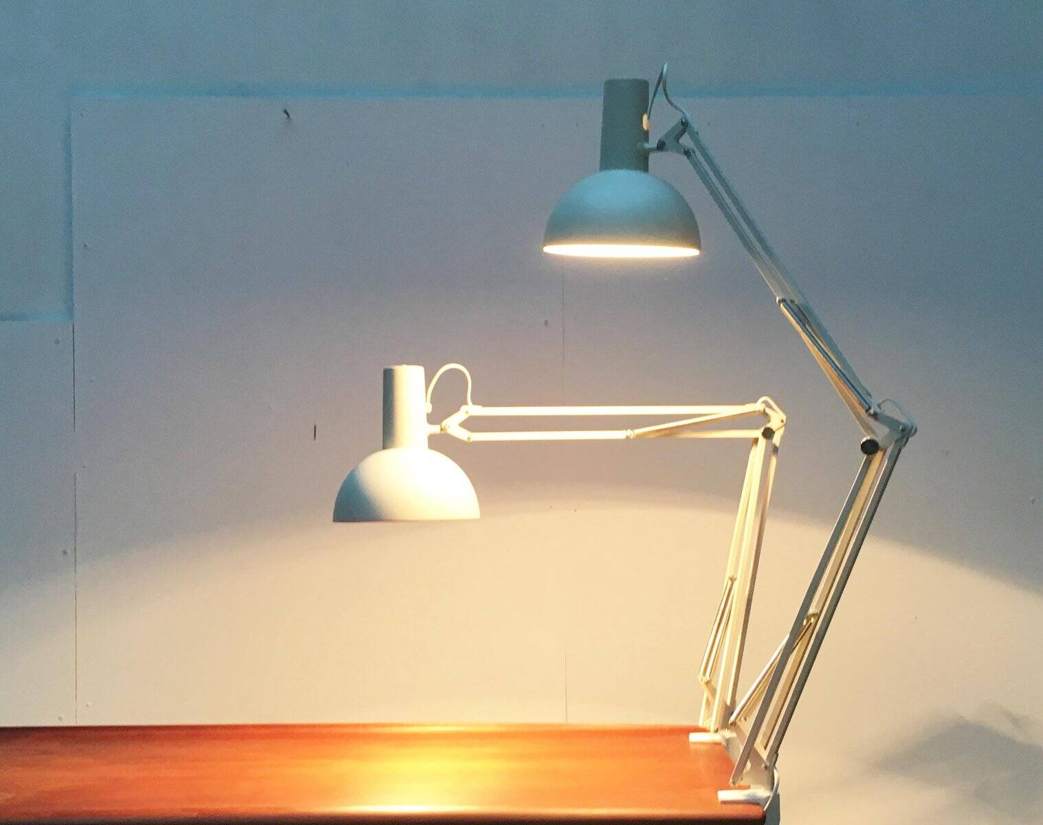 IT Mid-Century Desk Lamp by Louis Poulsen, 1970s, Set of 2
