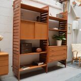 Large modular Ladderax bookshelf 186 cm