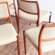Set of 8 chairs #80 in teak by Niels O. Møller, JL Moller, Mid Century
