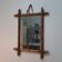 Miroir ancien bambou circa 1950 47x63cm