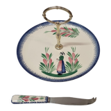 Henriot Quimper cheese platter