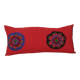 Vintage embroidered cushion cover 36x76 cm