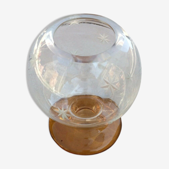 Vase cut glass ball