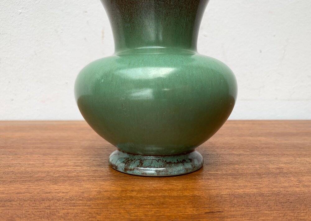 German Art Deco ceramic vase by Jasba, 1940s