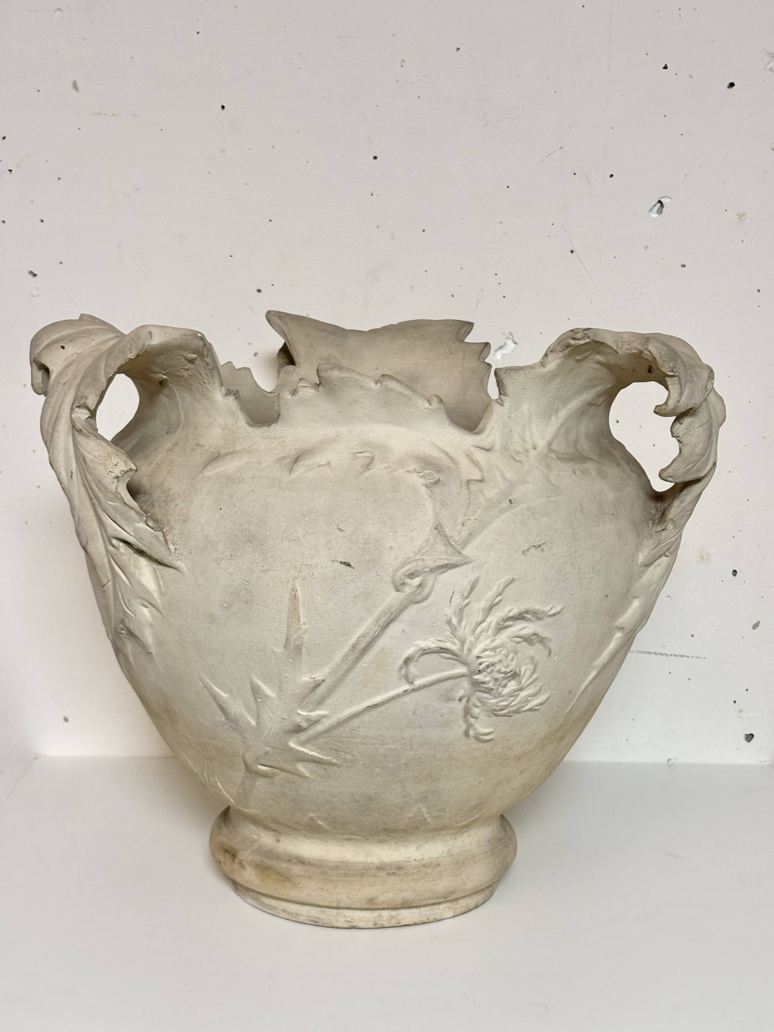 Thistle flowerpot, Jerome Massier, Vallauris