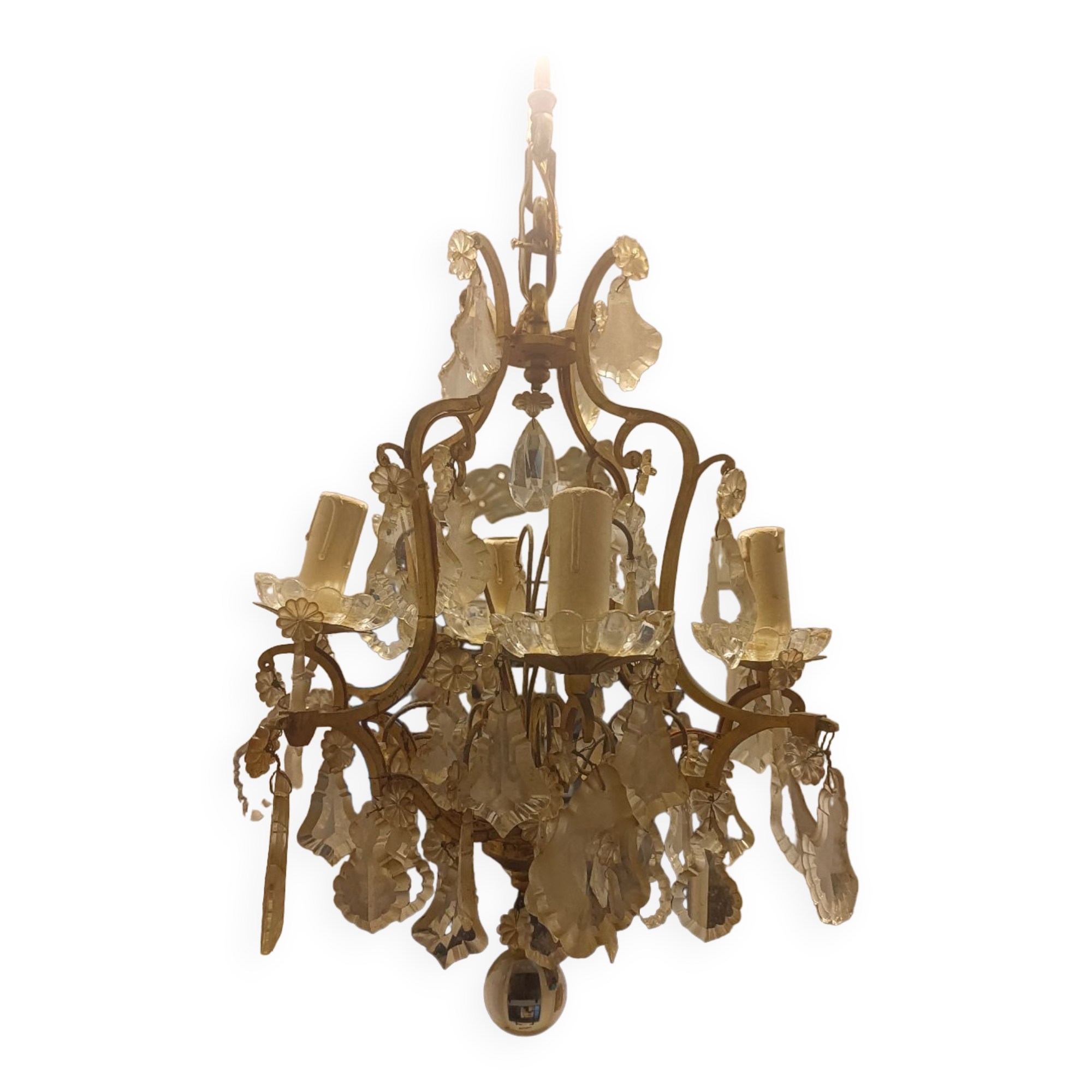 Bronze chandelier