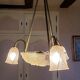 Art deco suspension molded glass