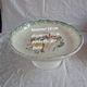 Ceramic compote with floral decoration