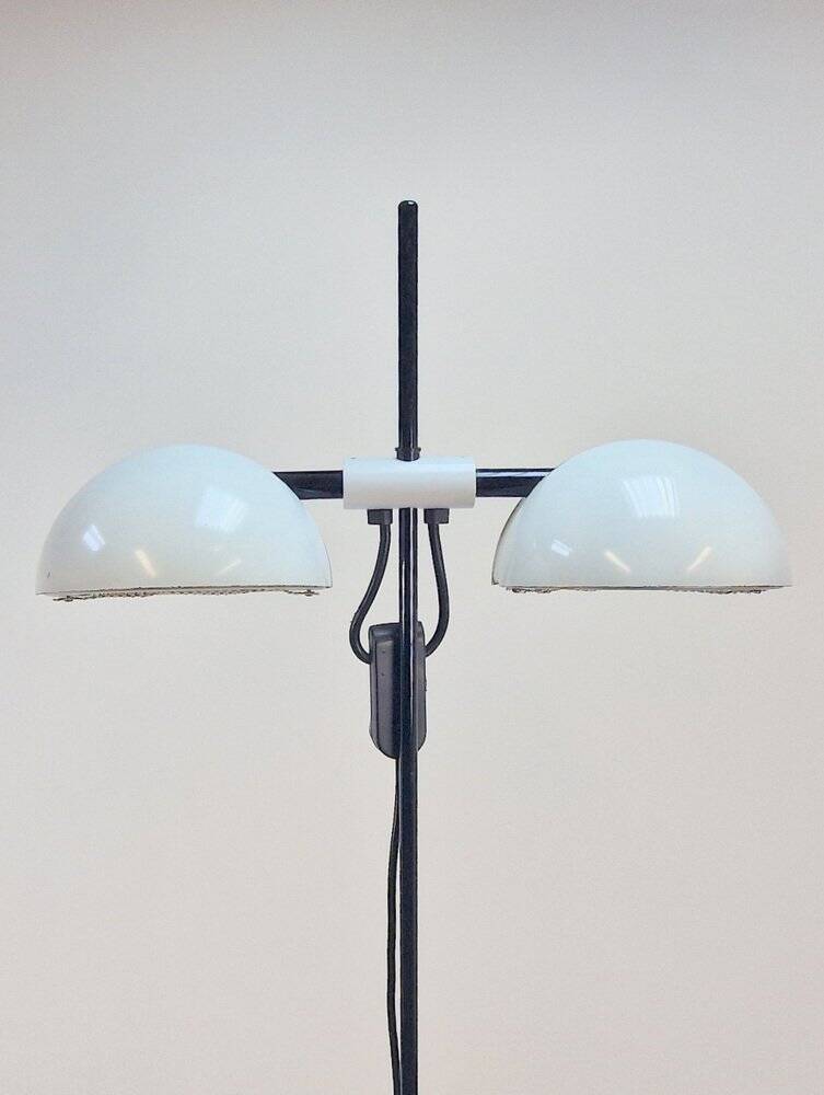 Vintage White Floor Lamp from Valenti Milano, Italy, 1970s