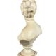 White marble sculpture, bust of Diana after Houdon (1741-1828)