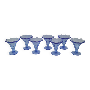 coupes Ondulées Bleu